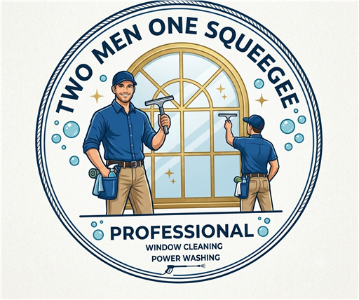Two Men One Squeegee logo